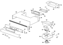 Section Diagram and Parts List for RH961G*H2  Hotpoint Microwave Oven Combo