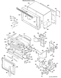 MICROWAVE OVEN Diagram and Parts List for RK961G*J3  Hotpoint Microwave Oven Combo