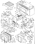 Section Diagram and Parts List for RH962V*K1  Hotpoint Microwave Oven Combo