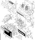 Section Diagram and Parts List for RH962V*K1  Hotpoint Microwave Oven Combo