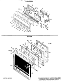 CONTROL Diagram and Parts List for RK777G*J2  Hotpoint Wall Oven