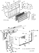 Section Diagram and Parts List for KD723DTX2  Hotpoint Air Conditioner