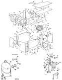 Section Diagram and Parts List for KD723DTX2  Hotpoint Air Conditioner