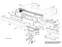 Section Diagram and Parts List for RH758G*J3  Hotpoint Range