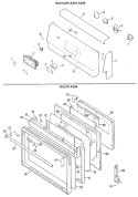 Part Location Diagram of WB61X0371 GE BCKSPLASH-AD