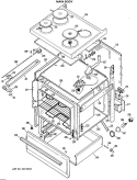 Part Location Diagram of WB63X263 GE UNKNOWN