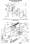 HI / LOW COOKING CENTERS Diagram and Parts List for RGH846GEJ1  Hotpoint Range