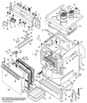 Part Location Diagram of WB56X6085 GE DRAWER PANEL WHITE