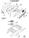 Part Location Diagram of WB07X1554 GE CONTROL PNL