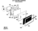 Part Location Diagram of WB15X0250 GE HANDLE