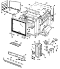 Section Diagram and Parts List for RH758V*K2  Hotpoint Range
