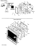 Part Location Diagram of WB04X5115 GE FACEPLATE