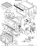 MICROWAVE OVEN Diagram and Parts List for RK962G*K3  Hotpoint Microwave Oven Combo
