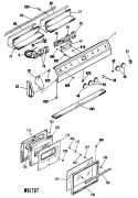 Section Diagram and Parts List for RF512GL3  Hotpoint Range