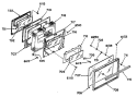 Section Diagram and Parts List for RF725GL3  Hotpoint Range
