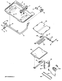 Section Diagram and Parts List for RGB744GEN1  Hotpoint Range