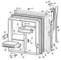 Section Diagram and Parts List for CTXH25DLFLWH  Hotpoint Refrigerator