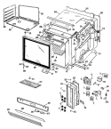 Section Diagram and Parts List for RH758V*K4  Hotpoint Range