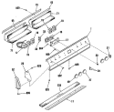 Section Diagram and Parts List for RF615GL2  Hotpoint Range