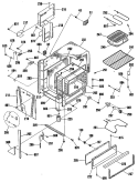 Section Diagram and Parts List for RS780GN1  General Electric Range