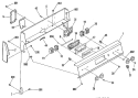 Section Diagram and Parts List for RB740GM2  Hotpoint Range