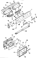 Section Diagram and Parts List for RF615GL3  Hotpoint Range