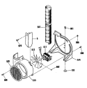 Section Diagram and Parts List for RS734GN1  General Electric Range