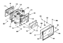 Section Diagram and Parts List for RS744GN1  Hotpoint Range