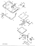 Section Diagram and Parts List for RGB745GEN1  Hotpoint Range