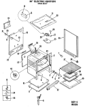 30" ELECTRIC IGNITION Diagram and Parts List for RGB746GEJA  Hotpoint Range
