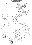 30" ELECTRIC IGNITION Diagram and Parts List for RGB746GEJA  Hotpoint Range