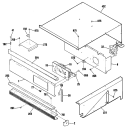 Part Location Diagram of WB36K5124 GE CONTROL PANEL