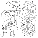 Section Diagram and Parts List for RGJ736GEP1  Hotpoint Wall Oven