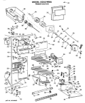 FREEZER SECTION Diagram and Parts List for CSX27HMA  Hotpoint Refrigerator
