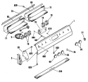 Section Diagram and Parts List for RF615GP1  Hotpoint Range