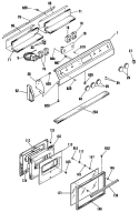 Section Diagram and Parts List for RF512GP1  Hotpoint Range