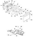 Section Diagram and Parts List for RJ734GP1  Hotpoint Wall Oven