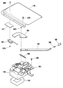 Section Diagram and Parts List for RB757GN2  Hotpoint Range