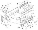 Section Diagram and Parts List for RB767GN3  Hotpoint Range