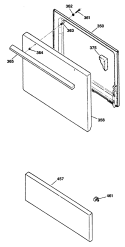 Section Diagram and Parts List for RB524*R1  Hotpoint Range