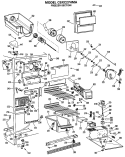Part Location Diagram of WR02X8348 GE SHELD&INSERT