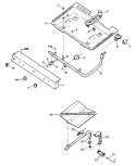 Section Diagram and Parts List for RGB528GER1  Hotpoint Range