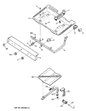 Section Diagram and Parts List for RGB528ER1  Hotpoint Range