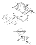 Section Diagram and Parts List for RGB528GER3  Hotpoint Range