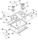 Part Location Diagram of WB18K5379 GE MAIN WIRE HARNESS