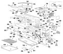 Section Diagram and Parts List for RK964GP2BG  Hotpoint Microwave Oven Combo