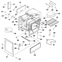 Section Diagram and Parts List for RB502S1WH  Hotpoint Range