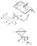 Section Diagram and Parts List for RGB528ER2  Hotpoint Range