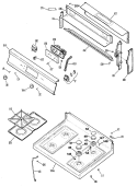 Part Location Diagram of WB07K0145 GE TRIM CONTROL