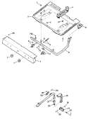 Section Diagram and Parts List for RGB508PS1  Hotpoint Range